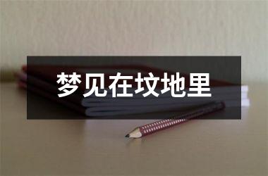 <h3>梦见在坟地里