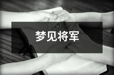 梦见将军