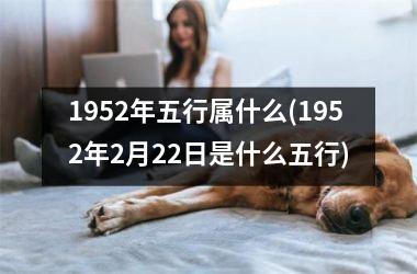 <h3>1952年五行属什么(1952年2月22日是什么五行)