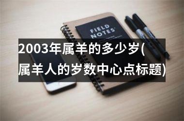 <h3>2003年属羊的多少岁(属羊人的岁数中心点标题)