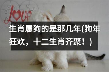 <h3>生肖属狗的是那几年(狗年狂欢，十二生肖齐聚！)