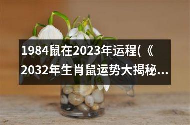 <h3>1984鼠在2025年运程(《2032年生肖鼠运势大揭秘》)
