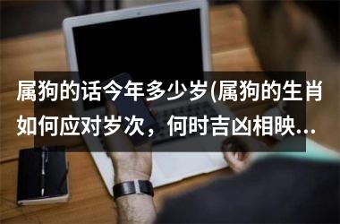 <h3>属狗的话今年多少岁(属狗的生肖如何应对岁次，何时吉凶相映？)