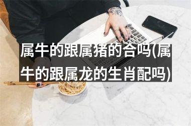 <h3>属牛的跟属猪的合吗(属牛的跟属龙的生肖配吗)