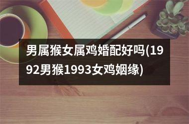 <h3>男属猴女属鸡婚配好吗(1992男猴1993女鸡姻缘)