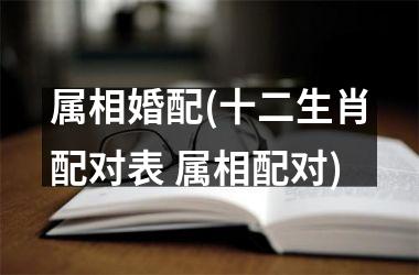 <h3>属相婚配(十二生肖配对表 属相配对)