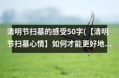 清明节扫墓的感受50字(【清明节扫墓心情】如何才能更好地缅怀故人？)