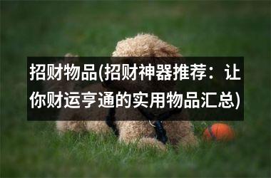 <h3>招财物品(招财神器推荐：让你财运亨通的实用物品汇总)