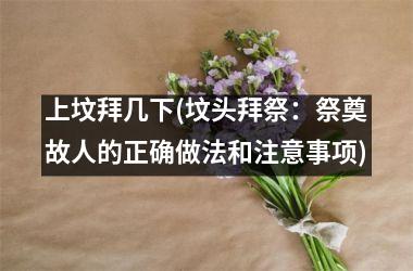 上坟拜几下(坟头拜祭：祭奠故人的正确做法和注意事项)