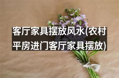 <h3>客厅家具摆放风水(农村平房进门客厅家具摆放)
