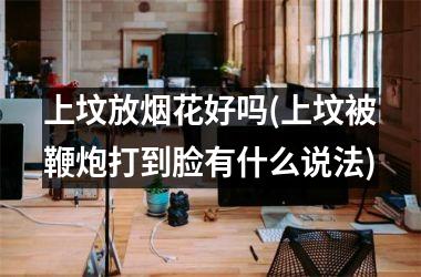 <h3>上坟放烟花好吗(上坟被鞭炮打到脸有什么说法)
