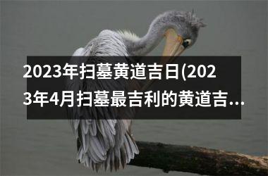 2023年扫墓黄道吉日(2023年4月扫墓最吉利的黄道吉日)