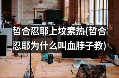 <h3>哲合忍耶上坟素热(哲合忍耶为什么叫血脖子教)