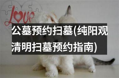 <h3>公墓预约扫墓(纯阳观清明扫墓预约指南)