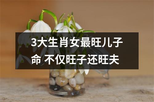 3大生肖女旺儿子命不仅旺子还旺夫