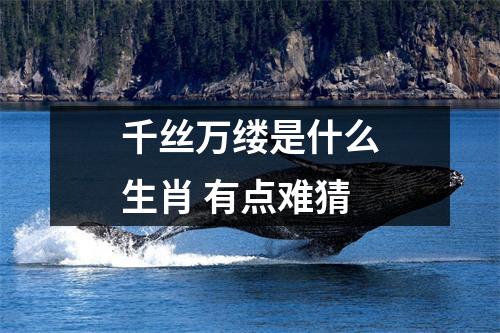 <h3>千丝万缕是什么生肖有点难猜