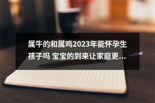 <h3>属牛的和属鸡2025年能怀孕生孩子吗宝宝的到来让家庭更幸福