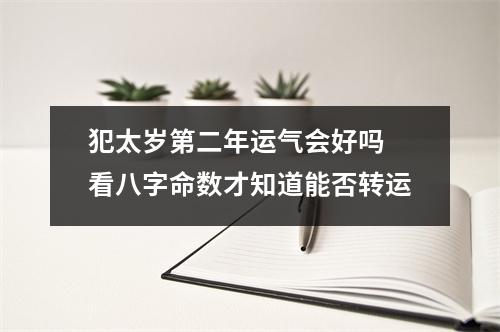 <h3>犯太岁第二年运气会好吗看八字命数才知道能否转运