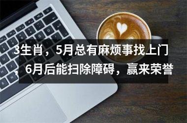 <h3>3生肖，5月总有麻烦事找上门，6月后能扫除障碍，赢来荣誉