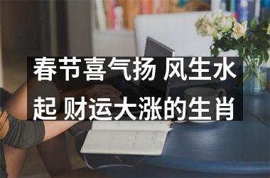 春节喜气扬 风生水起 财运大涨的生肖