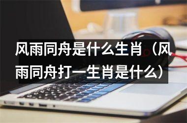 <h3>风雨同舟是什么生肖（风雨同舟打一生肖是什么）