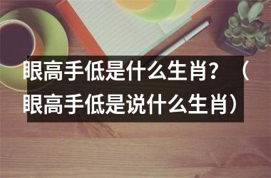 眼高手低是什么生肖？（眼高手低是说什么生肖）