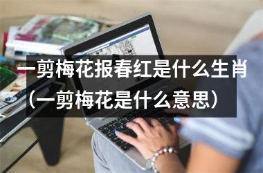 <h3>一剪梅花报春红是什么生肖（一剪梅花是什么意思）
