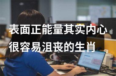 <h3>表面正能量其实内心很容易沮丧的生肖