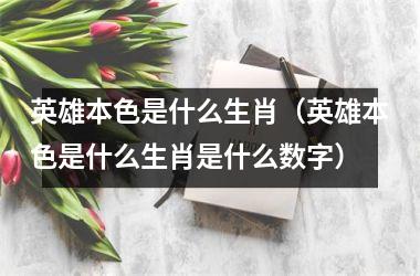 英雄本色是什么生肖（英雄本色是什么生肖是什么数字）