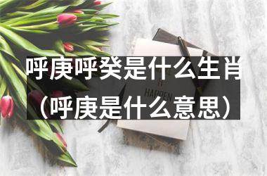 呼庚呼癸是什么生肖（呼庚是什么意思）