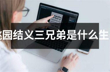 桃园结义三兄弟是什么生肖