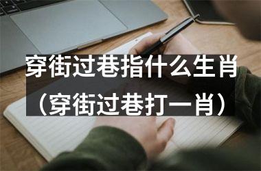 <h3>穿街过巷指什么生肖（穿街过巷打一肖）