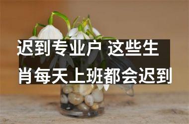 迟到专业户 这些生肖每天上班都会迟到