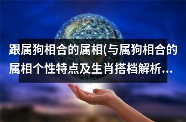 跟属狗相合的属相(与属狗相合的属相个性特点及生肖搭档解析)