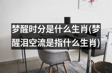梦醒时分是什么生肖(梦醒泪空流是指什么生肖)