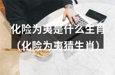 <h3>化险为夷是什么生肖（化险为夷猜生肖）