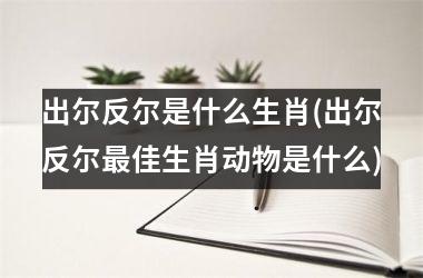 出尔反尔是什么生肖(出尔反尔佳生肖动物是什么)