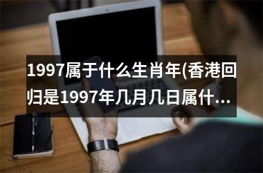 1997属于什么生肖年(回归是1997年几月几日属什么)