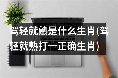 驾轻就熟是什么生肖(驾轻就熟打一正确生肖)