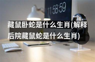 <h3>藏鼠卧蛇是什么生肖(解释后院藏鼠蛇是什么生肖)