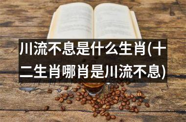 <h3>川流不息是什么生肖(十二生肖哪肖是川流不息)