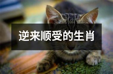 逆来顺受的生肖