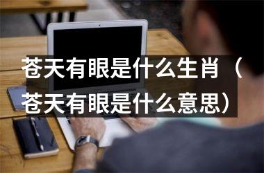 <h3>苍天有眼是什么生肖（苍天有眼是什么意思）