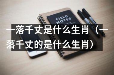 <h3>一落千丈是什么生肖（一落千丈的是什么生肖）