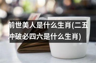 前世美人是什么生肖(二五冲破必四六是什么生肖)