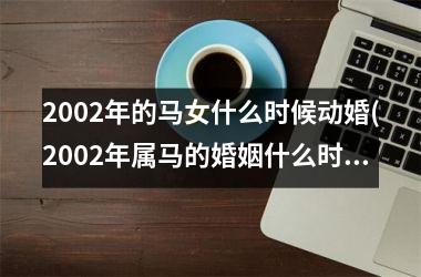<h3>2002年的马女什么时候动婚(2002年属马的婚姻什么时候到)