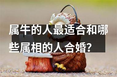 <h3>属牛的人适合和哪些属相的人合婚？