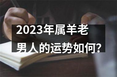 <h3>2025年属羊老男人的运势如何？