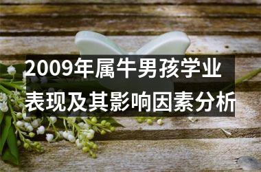<h3>2009年属牛男孩学业表现及其影响因素分析