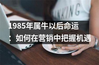 1985年属牛以后命运：如何在营销中把握机遇
